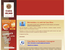 Tablet Screenshot of casaolmo.com